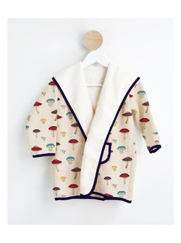 The Wild Hug Bademantel "Bush" in Creme/ Bunt