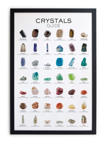 The Wild Hug Gerahmter Kunstdruck "Crystals" - (L)40 x (B)30 cm