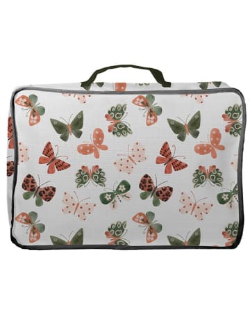 The Wild Hug Tasche "Butterflies" in Weiß/ Bunt - (B)36 x (H)11 x (T)25 cm