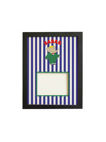 The Wild Hug Bilderrahmen "Babar" in Schwarz/ Blau - (B)30 x (H)40 cm