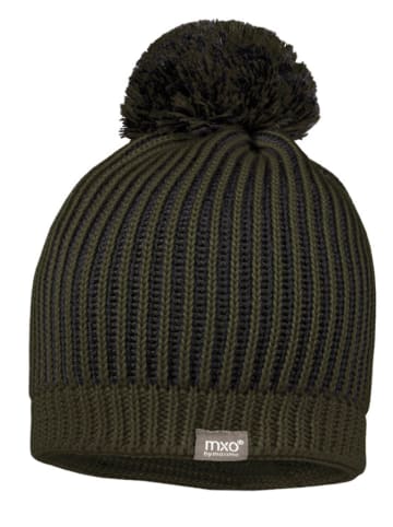 MaxiMo Wolle-Mütze in Dunkelgrün