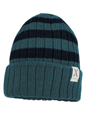 MaxiMo Mütze in Dunkelgrün/ Schwarz