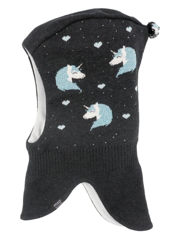 MaxiMo Schlupfmütze in Anthrazit/ Dunkelblau