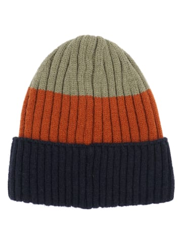 MaxiMo Beanie groen/oranje/donkerblauw