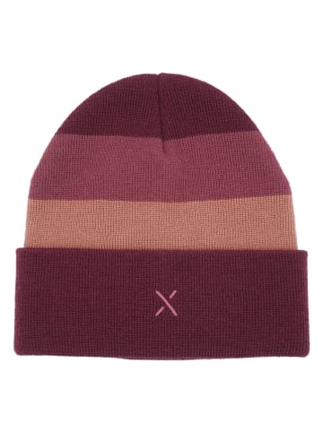 MaxiMo Czapka beanie w kolorze różowo-czerwonym