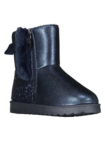 Geographical Norway Winteboots "Oglitter" in Dunkelblau