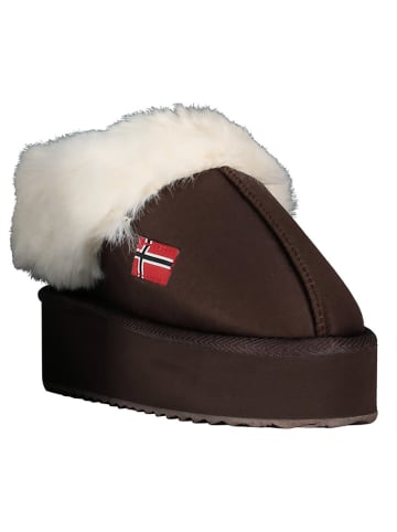 Geographical Norway Hausschuhe "Oninkasi" in Braun