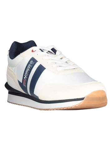Geographical Norway Sneakersy "Orlando" w kolorze białym