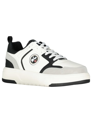Geographical Norway Sneakersy "Oasis" w kolorze biało-szarym