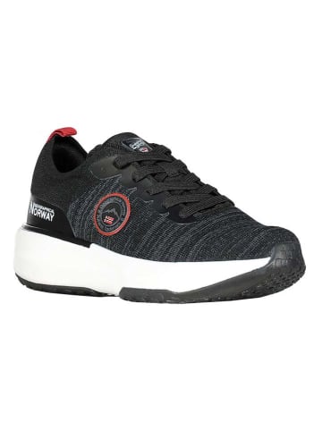 Geographical Norway Sneakersy "Oblendet" w kolorze czarnym