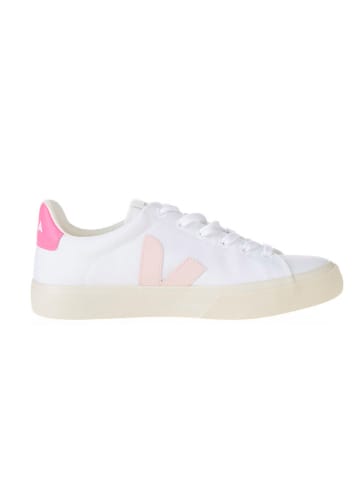 Veja Sneakers "Campo CA" in Weiß/ Pink/ Rosa