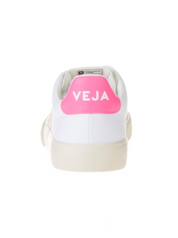 Veja Sneakers "Campo CA" in Weiß/ Pink/ Rosa