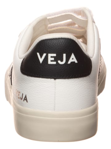 Veja Skórzane sneakersy "Recife" w kolorze biało-czarnym