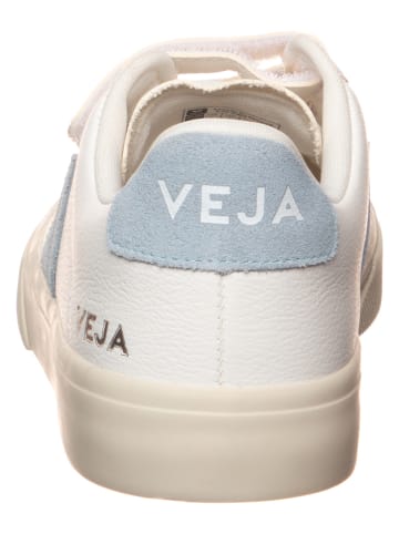 Veja Skórzane sneakersy "Recife" w kolorze biało-błękitnym
