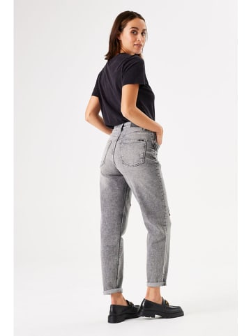 Garcia Spijkerbroek - mom fit - grijs