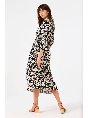 Garcia Kleid in Schwarz/ Creme