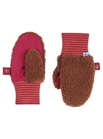 finkid Funktionsfäustlinge "Nupujussi Teddy" in Braun