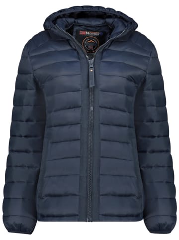 Geographical Norway Doorgestikte jas "Carlitilimo" donkerblauw