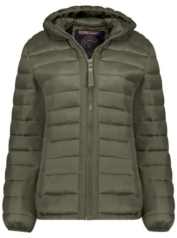 Geographical Norway Kurtka pikowana "Carlitilimo" w kolorze khaki
