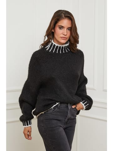 L'armoire de Suzette Rollkragenpullover in Schwarz