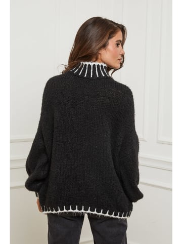 L'armoire de Suzette Rollkragenpullover in Schwarz