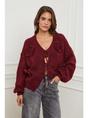 L'armoire de Suzette Cardigan in Bordeaux