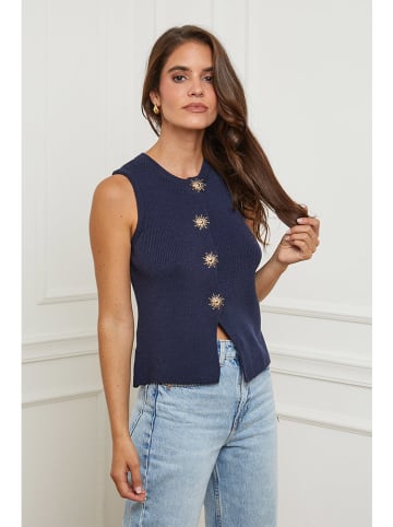 L'armoire de Suzette Kamizelka w kolorze granatowym