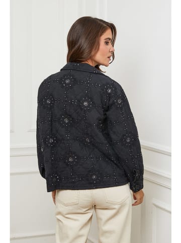 L'armoire de Suzette Kurtka przejściowa w kolorze czarnym