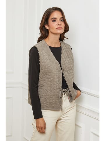 L'armoire de Suzette Kamizelka w kolorze szarobrązowym