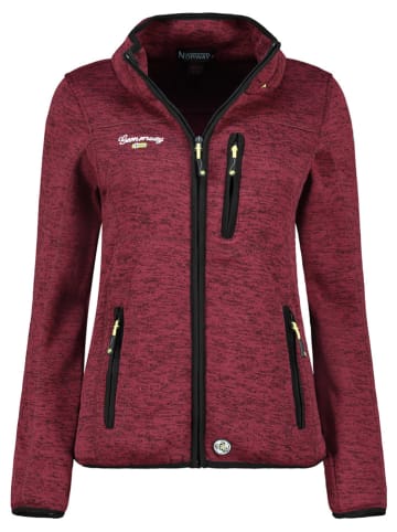 Geographical Norway Kurtka polarowa "Teden" w kolorze bordowym