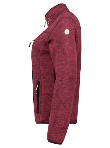 Geographical Norway Kurtka polarowa "Teden" w kolorze bordowym