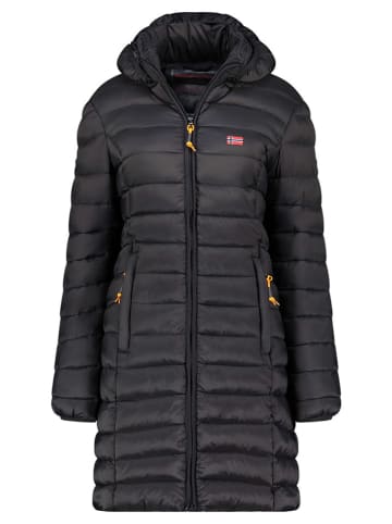 Geographical Norway Steppmantel "Atikolor" in Schwarz