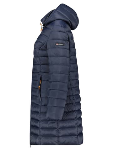 Geographical Norway Płaszcz pikowany "Atikolor" w kolorze granatowym