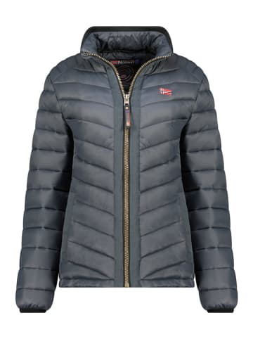 Geographical Norway Doorgestikte jas "Carliti" grijs