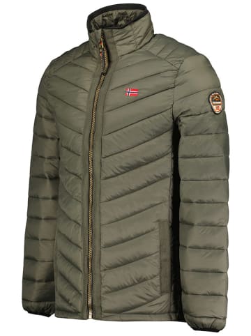 Geographical Norway Kurtka pikowana "Carliti" w kolorze oliwkowym
