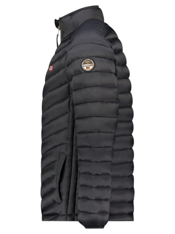Geographical Norway Doorgestikte jas "Carliti" zwart