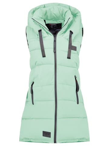 Geographical Norway Doorgestikte bodywarmer "Dolbar" lichtgroen