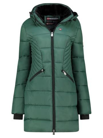 Geographical Norway Płaszcz zimowy "Bee" w kolorze morskim