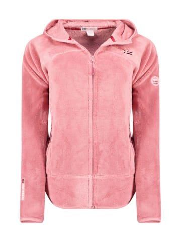 Geographical Norway Kurtka polarowa "Upalood" w kolorze jasnoróżowym