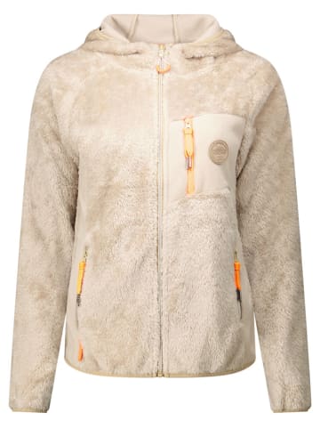 Geographical Norway Kurtka polarowa "Toscana" w kolorze beżowym