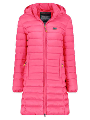 Geographical Norway Doorgestikte mantel "Atikolor" roze