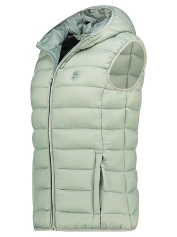 Geographical Norway Kamizelka pikowana "Vatikotal" w kolorze miętowym