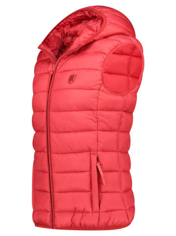 Geographical Norway Kamizelka pikowana "Vatikotal" w kolorze czerwonym