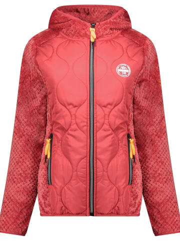 Geographical Norway Kurtka polarowa "Torsade" w kolorze koralowym