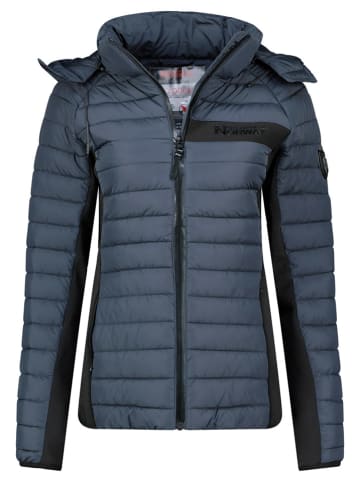 Geographical Norway Kurtka pikowana "Aretha" w kolorze granatowym