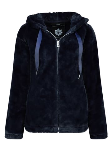 Geographical Norway Kurtka polarowa "Urose" w kolorze granatowym