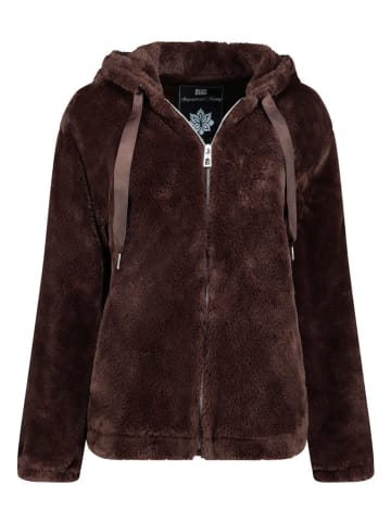 Geographical Norway Fleece vest "Urose" donkerbruin