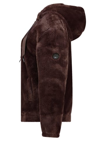 Geographical Norway Fleece vest "Urose" donkerbruin