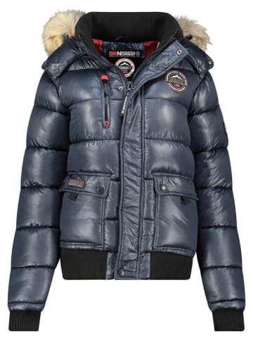 Geographical Norway Kurtka zimowa "Bugs" w kolorze granatowym