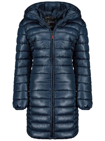 Geographical Norway Płaszcz pikowany "Annecy" w kolorze granatowym